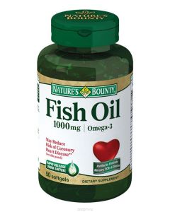 Buy Natural Bounty Fish oil Omega-3 capsules 1000 mg # 50 | Online Pharmacy | https://buy-pharm.com