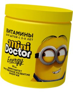 Buy Mini Doctor Energy chewing lozenges in the form of minions, 30 pcs | Online Pharmacy | https://buy-pharm.com