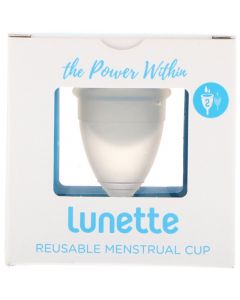 Buy Lunette, Refillable menstrual cup, model 2, clear, 1 piece | Online Pharmacy | https://buy-pharm.com