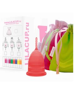 Buy Menstrual cup LilaCup BOX PLUS size S red | Online Pharmacy | https://buy-pharm.com