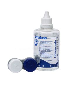 Buy Multifunctional solution for contact lenses Schalcon Universale Plus, 150 ml with a container for lenses | Online Pharmacy | https://buy-pharm.com