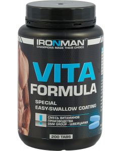 Buy Vitamin-mineral complex Ironman 'Vita Formula', 200 tablets | Online Pharmacy | https://buy-pharm.com