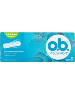 Buy OB Tampons 'ProComfort Super Plus', 16 pcs | Online Pharmacy | https://buy-pharm.com