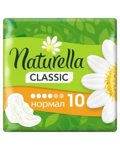 Buy Ladies' scented pads NATURELLA CLASSIC Normal (with chamomile scent) Single, 10 pcs. | Online Pharmacy | https://buy-pharm.com