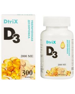 Buy Vitamin D3 2000ME DtriX, 300 capsules | Online Pharmacy | https://buy-pharm.com