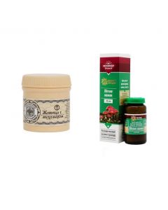 Buy Monastic linimentin 'Zhivitsa with fly agaric' 50 ml. + Amanita cream 'Light legs' 30 ml. | Online Pharmacy | https://buy-pharm.com