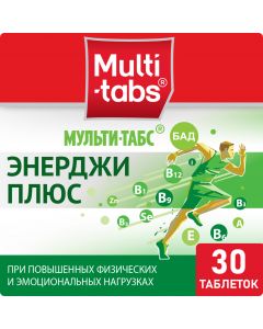 Buy Vitamin and mineral complex Multi-tabs 'Energy Plus', 30 tablets | Online Pharmacy | https://buy-pharm.com