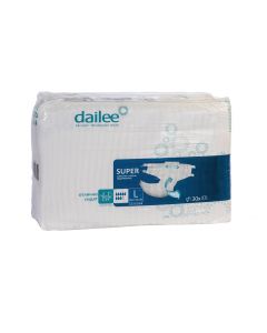 Buy Diapers diapers for adults Dailee Super L 100-150 cm 30 pcs / pack, 8 drops | Online Pharmacy | https://buy-pharm.com