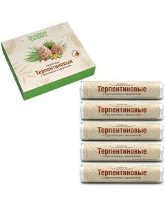 Buy Art Life Terpentine lozenges for sore throat with eucalyptus and propolis for throat, for cough., 5 pcs in a box. | Online Pharmacy | https://buy-pharm.com