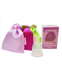 Buy Menstrual cup 'Atlas Premium', transparent L LilaCup 25 ml | Online Pharmacy | https://buy-pharm.com