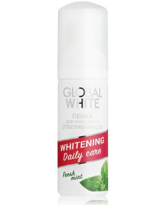 Buy WHITENING / GLOBAL WHITE FOAM / for oral cavity with mint flavor | Online Pharmacy | https://buy-pharm.com