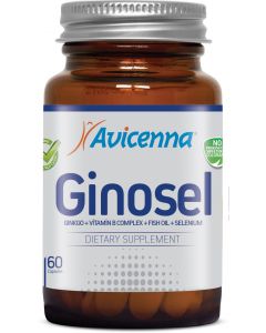 Buy Avicenna Ginosel (ginkgo biloba, selenium, omega-3 and complex B) -60 - capsules | Online Pharmacy | https://buy-pharm.com
