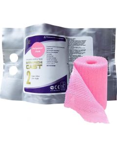 Buy Polymer bandage Intrarich IR-0023, hard fix Cast, pink, 5 cm х 3.6 m | Online Pharmacy | https://buy-pharm.com