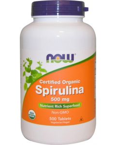 Buy Spirulina Now Foods Spirulina 500 mg, 500 tablets | Online Pharmacy | https://buy-pharm.com