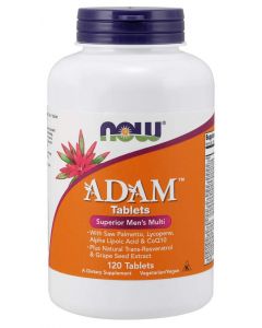 Buy Now Foods Adam Men's Multi Vitamin and Mineral Complex, 120 tablets | Online Pharmacy | https://buy-pharm.com