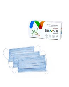 Buy Hygienic mask Sense professional sense, 50 pcs | Online Pharmacy | https://buy-pharm.com