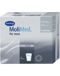 Buy HARTMANN MoliMed Premium for men active Urological pads 14 pcs. | Online Pharmacy | https://buy-pharm.com