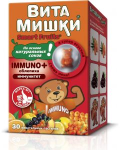 Buy Vitamishki 'Immuno + sea buckthorn', 30 chewable pastilles x 2.5 g | Online Pharmacy | https://buy-pharm.com