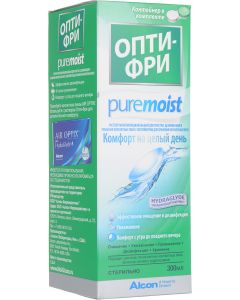 Buy Opti-Free Solution for contact lenses 'Pure Moist', with container, 300 ml | Online Pharmacy | https://buy-pharm.com