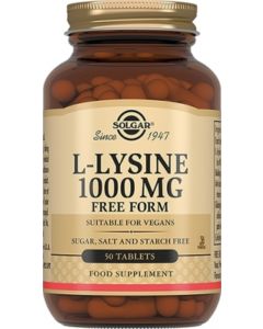 Buy Solgar, L-Lysine 'L-Lysine', 1000 mg, 50 tablets | Online Pharmacy | https://buy-pharm.com