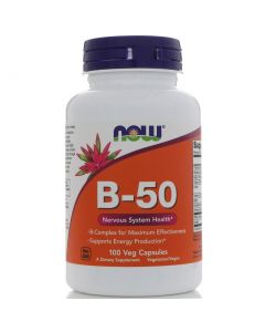 Buy Hair Vitamin B-50 NOW Complex, 100 tablets | Online Pharmacy | https://buy-pharm.com