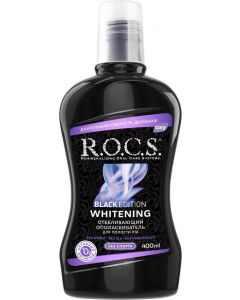 Buy ROCS 'Black Edition' Whitening Rinse 400 ml  | Online Pharmacy | https://buy-pharm.com