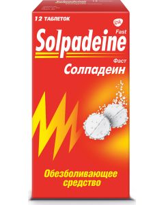 Buy Solpadein Fast soluble tablets No. 12 | Online Pharmacy | https://buy-pharm.com