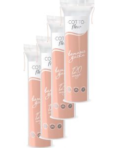 Buy Cotto Fleur cotton pads, 120 pcs x 4 packs | Online Pharmacy | https://buy-pharm.com