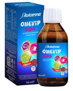 Buy Avicenna (OmeVip Kids) Syrup for children with Omega-3 and vitamins, mango and vanilla flavor - 150 ml | Online Pharmacy | https://buy-pharm.com