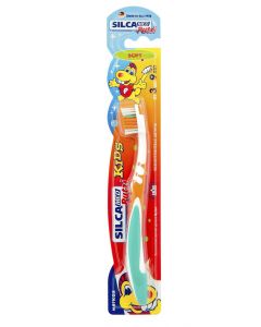 Buy Silca Putzi Soft Toothbrush Kids from 3 to 9 years old, assorted colors  | Online Pharmacy | https://buy-pharm.com