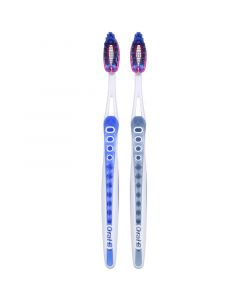 Buy Oral-B, 3D White, Bright Toothbrushes, Medium 2 pieces | Online Pharmacy | https://buy-pharm.com
