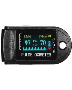 Buy xDevice iFeelGood-NB-black pulse oximeter, oxygen level, pulse and Perfusion Index | Online Pharmacy | https://buy-pharm.com