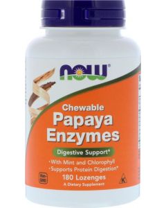 Buy Now Foods Papaya Enzymes 180 chewable tablets (BAA) | Online Pharmacy | https://buy-pharm.com