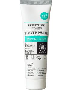 Buy Urtekram Toothpaste with a strong mint scent, for sensitive teeth, 75ml | Online Pharmacy | https://buy-pharm.com