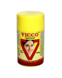 Buy Vicco whitening tooth powder 'Vajradanti', Ayurvedic 100% natural composition, 25 gr. | Online Pharmacy | https://buy-pharm.com