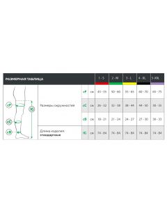 Buy Anti-embolic stockings 1 class of compression (18-23 mmHg) Relaxsan STANDARD with elastic, white, size XL | Online Pharmacy | https://buy-pharm.com