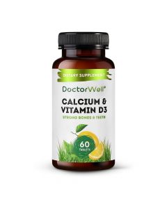 Buy DoctorWell Chewable vitamins for children with calcium and vitamin D3, 60 pcs | Online Pharmacy | https://buy-pharm.com