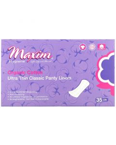 Buy Maxim Hygiene Products, Classic ultra-thin pads, organic cotton, 35 pieces | Online Pharmacy | https://buy-pharm.com