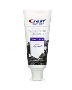 Buy Crest, 3D White, Whitening Therapy, Fluoride Charcoal Mint Toothpaste, 4.1 oz (116 g) | Online Pharmacy | https://buy-pharm.com