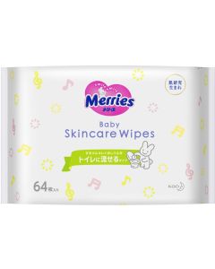 Buy Wet wipes for children Merries 'Flushable', 64 pcs | Online Pharmacy | https://buy-pharm.com
