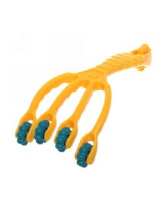 Buy Roller massager 'Octopus', yellow, 19 x 7.5 cm | Online Pharmacy | https://buy-pharm.com
