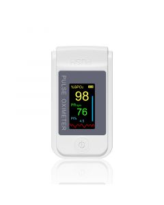 Buy Finger pulse oximeter 2 in 1 for measuring oxygen in the blood + batteries + certificate | Online Pharmacy | https://buy-pharm.com