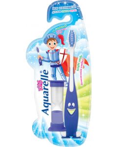 Buy AQUARELLE KIDS Children's toothbrush BLUE with an hourglass for children over 3 years old | Online Pharmacy | https://buy-pharm.com