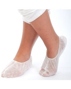 Buy EleGreen Spunbond disposable socks, white, 50 pairs per pack, shoe covers with elastic band, durable, hygienic, universal | Online Pharmacy | https://buy-pharm.com