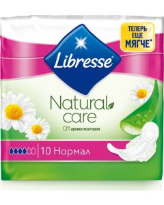 Buy Libresse Natural Care Ultra Normal sanitary pads, 10 pcs | Online Pharmacy | https://buy-pharm.com