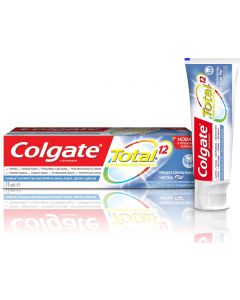 Buy Colgate Toothpaste' Total 12 Professional Cleaning ', complex, antibacterial, 75 ml | Online Pharmacy | https://buy-pharm.com