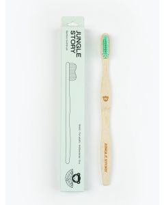 Buy Jungle Story Bamboo Toothbrush Green | Online Pharmacy | https://buy-pharm.com