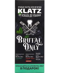 Buy Klatz Brutal Only Oral Care Kit Super Mint Toothpaste, 75 ml + Rabid Ginger Toothpaste, 75 ml + Toothbrush | Online Pharmacy | https://buy-pharm.com
