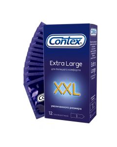 Buy Contex Extra Large XXL Oversized condoms for greater comfort, 12 pcs | Online Pharmacy | https://buy-pharm.com