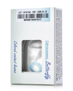 Buy Colored contact lenses Ophthalmix 1Tone 3 months, -3.50 / 14.2 / 8.6, blue, 2 pcs. | Online Pharmacy | https://buy-pharm.com